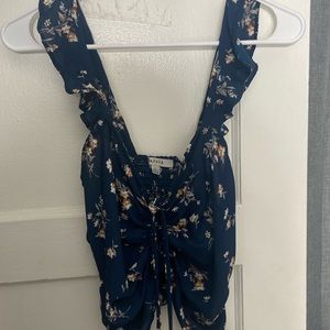 Blue and white and cream colored blouse used ones. Give me your best prices😁